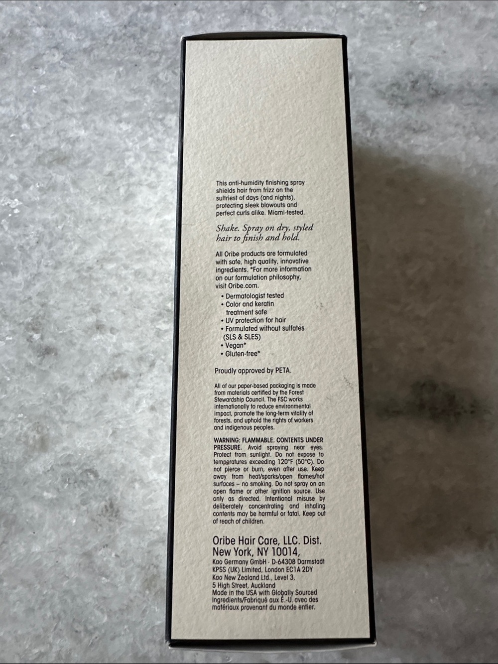 Oribe Anti-Humidity Spray — White & Gold Accents - Picture 2 of 2